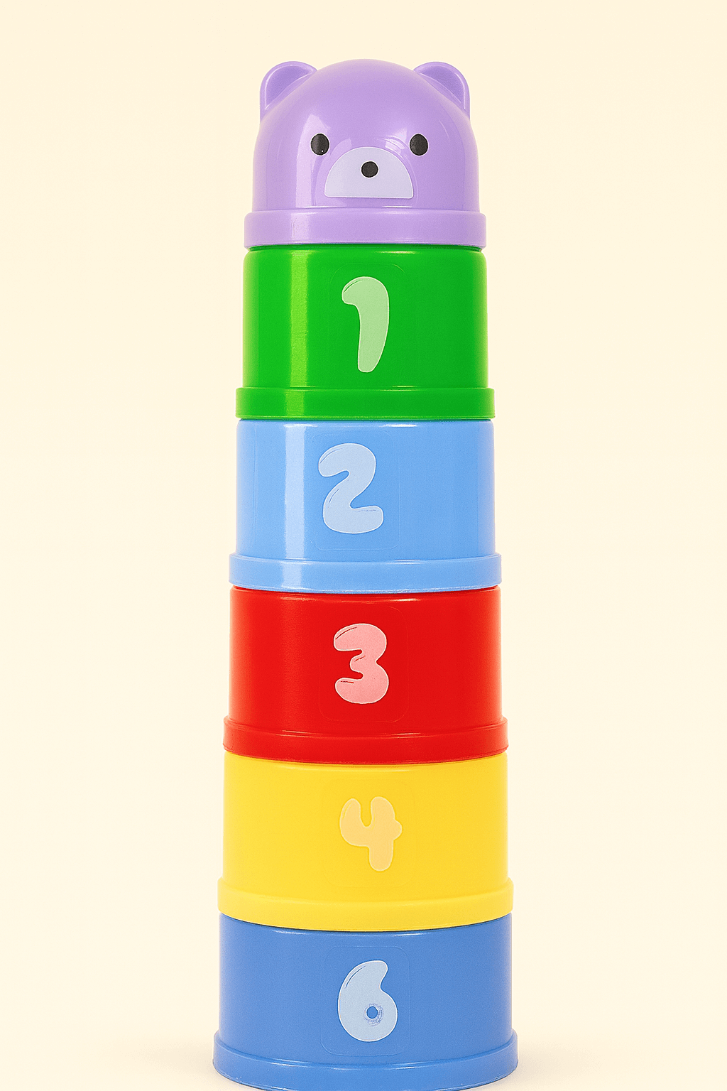 Colorful Stacking & Nesting Cups (1–6 Counting Set) [ET-1320]